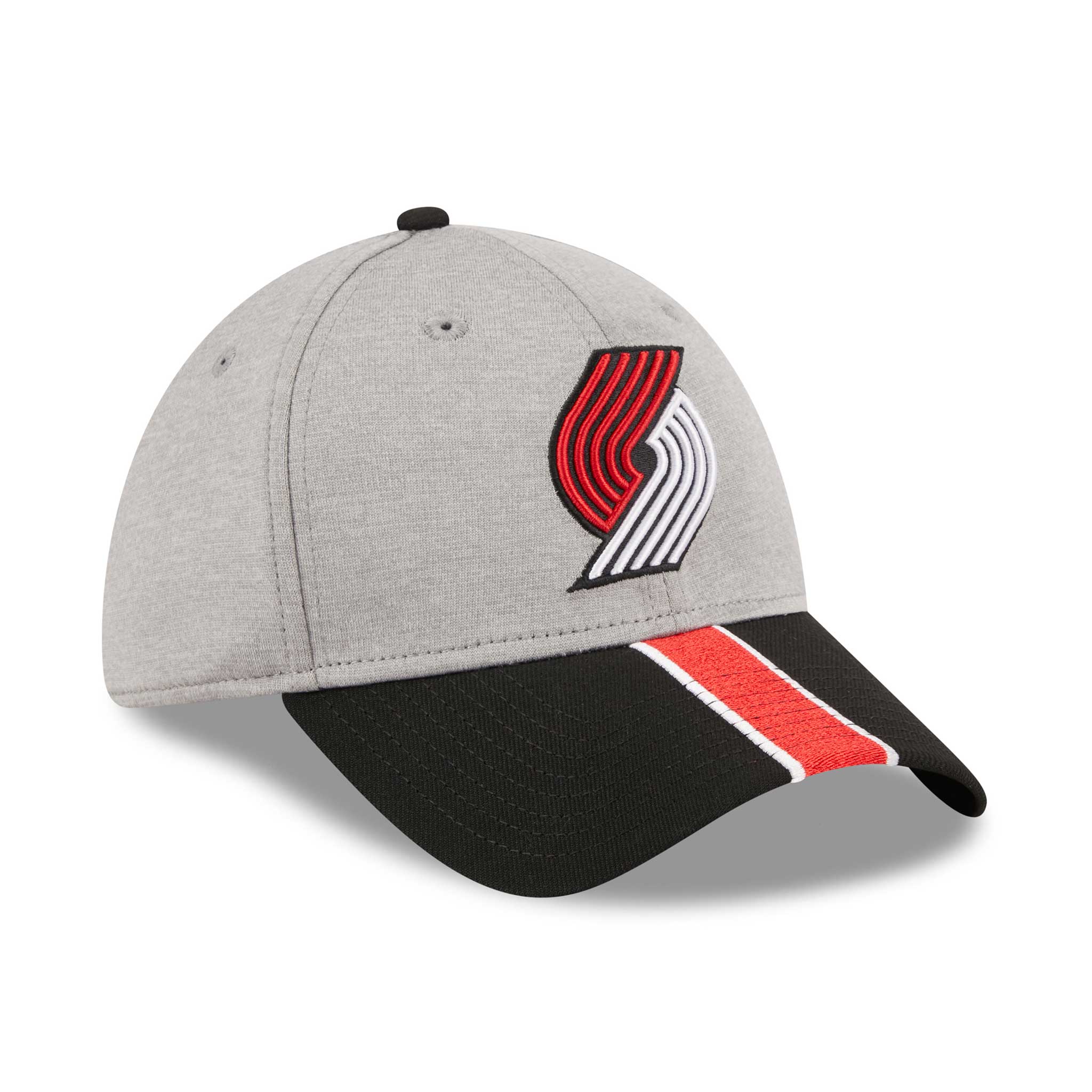 Portland Trail Blazers New Era Stripe Flex Fit Cap - Rip City Clothing