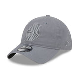 Portland Trail Blazers New Era Tonal Color Pop Gray Dad Cap - OSFM - 