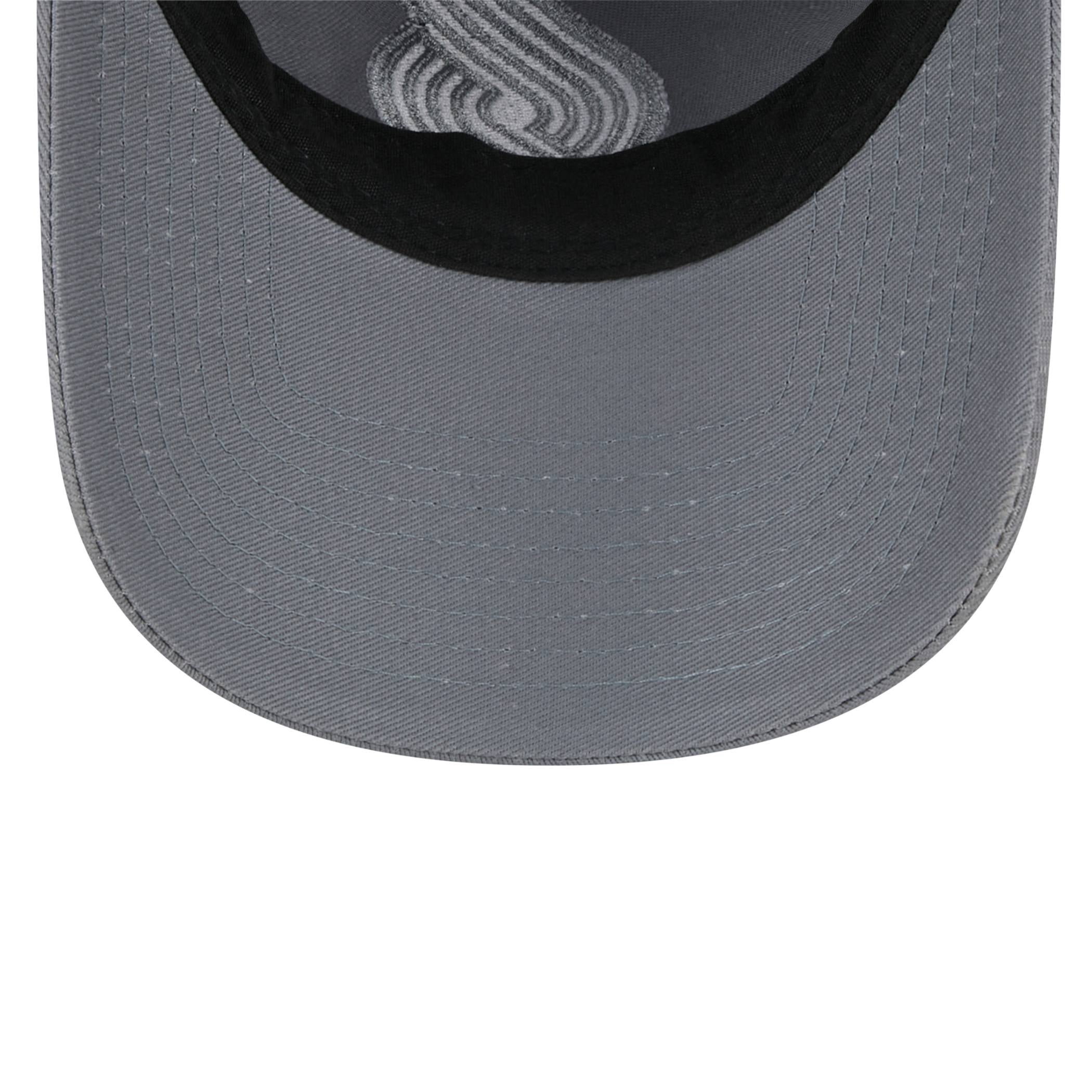 Portland Trail Blazers New Era Tonal Color Pop Gray Dad Cap - OSFM - 