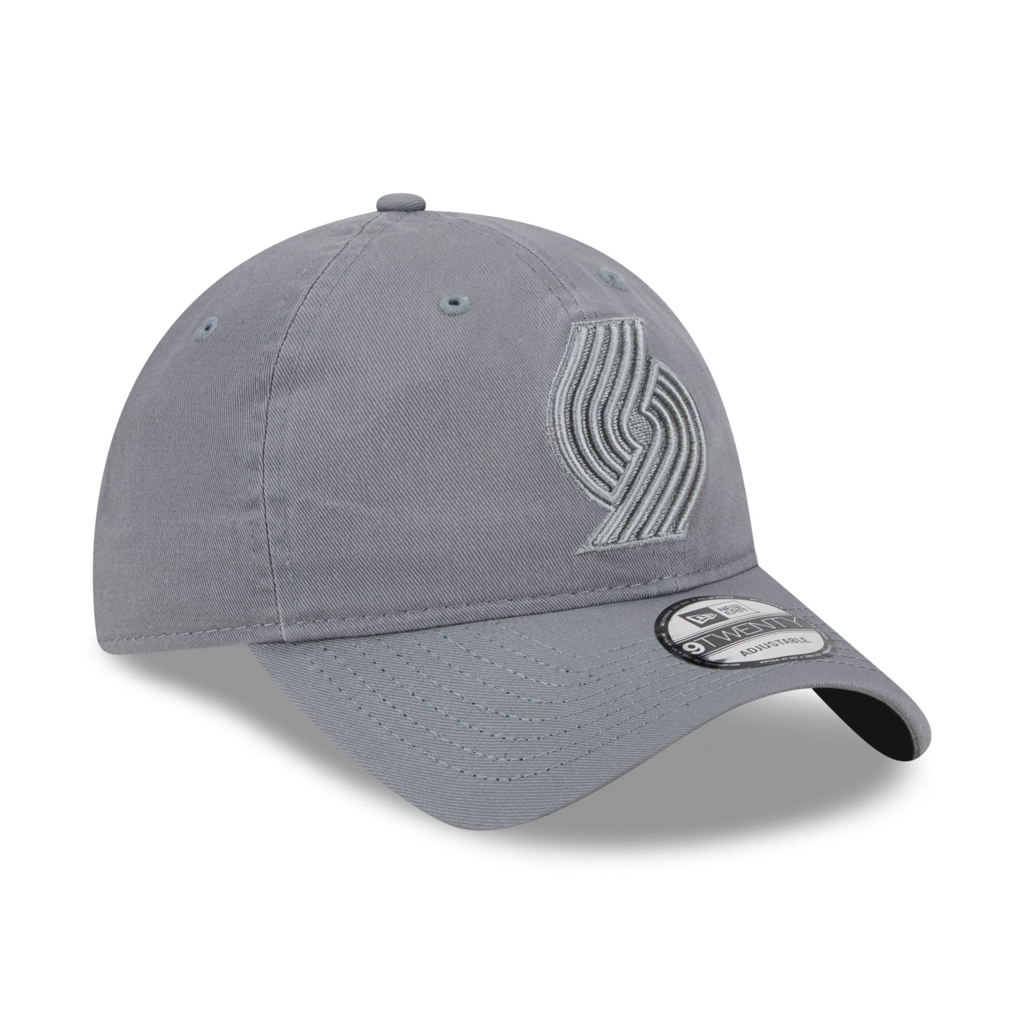 Portland Trail Blazers New Era Tonal Color Pop Gray Dad Cap - OSFM - 