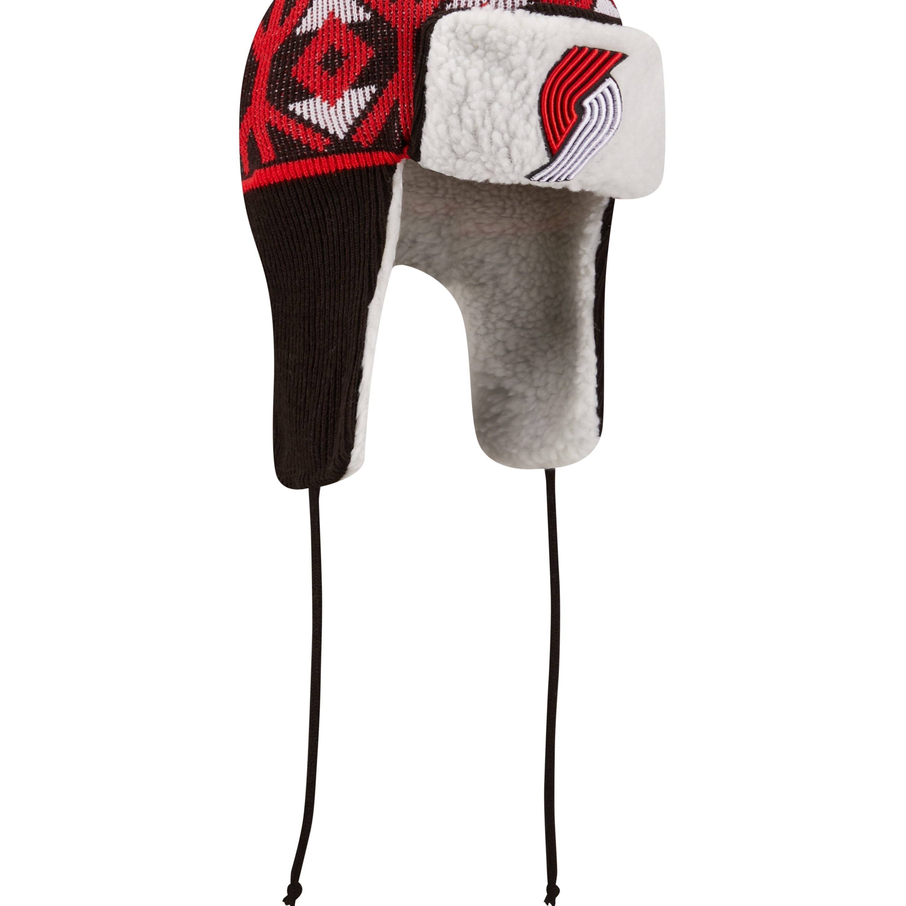 Portland Trail Blazers New Era Trapper Knit Hat - OSFM - 