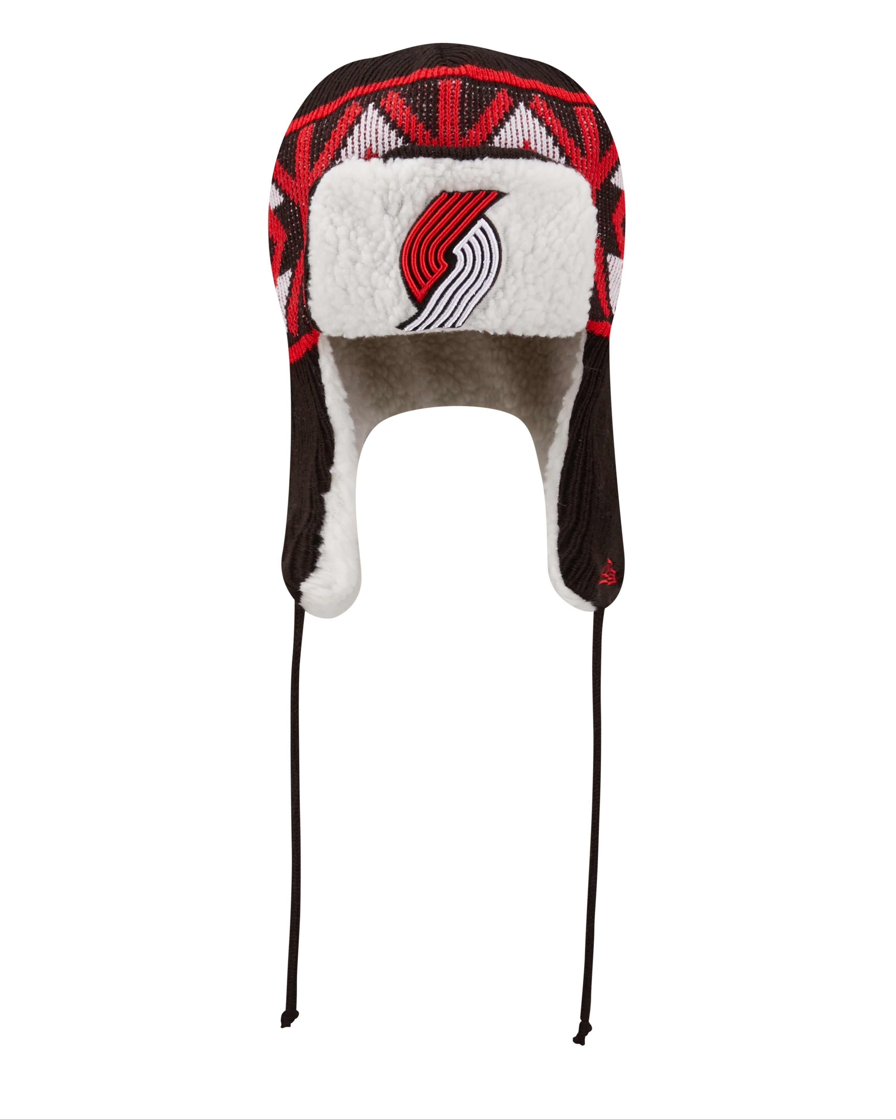 Portland Trail Blazers New Era Trapper Knit Hat - OSFM - 