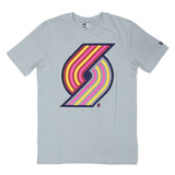 Portland Trail Blazers New Era Trippy Color Pop Pinwheel T - shirt - S - 