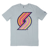 Portland Trail Blazers New Era Trippy Color Pop Pinwheel T-shirt