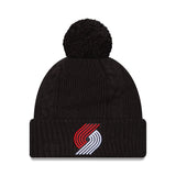 Portland Trail Blazers New Era Women's Cable Knit Black - Rip City Clothing