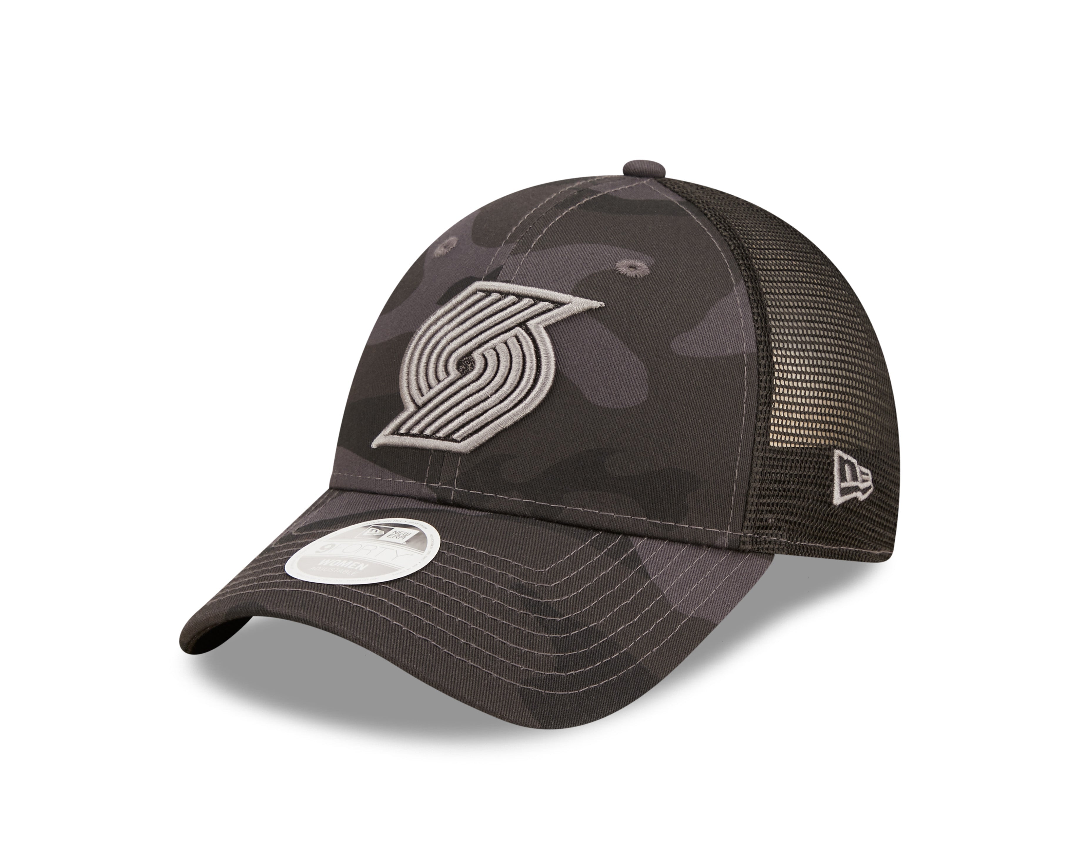 Portland Trail Blazers New Era Women's Camo Glam Cap - OSFM - 