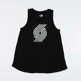 Portland Trail Blazers New Era Women's Tie Dye Pinwheel Sleeveless Tunic - XS - 