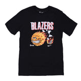Portland Trail Blazers Nike Cartoon Ball T - Shirt - XS - 