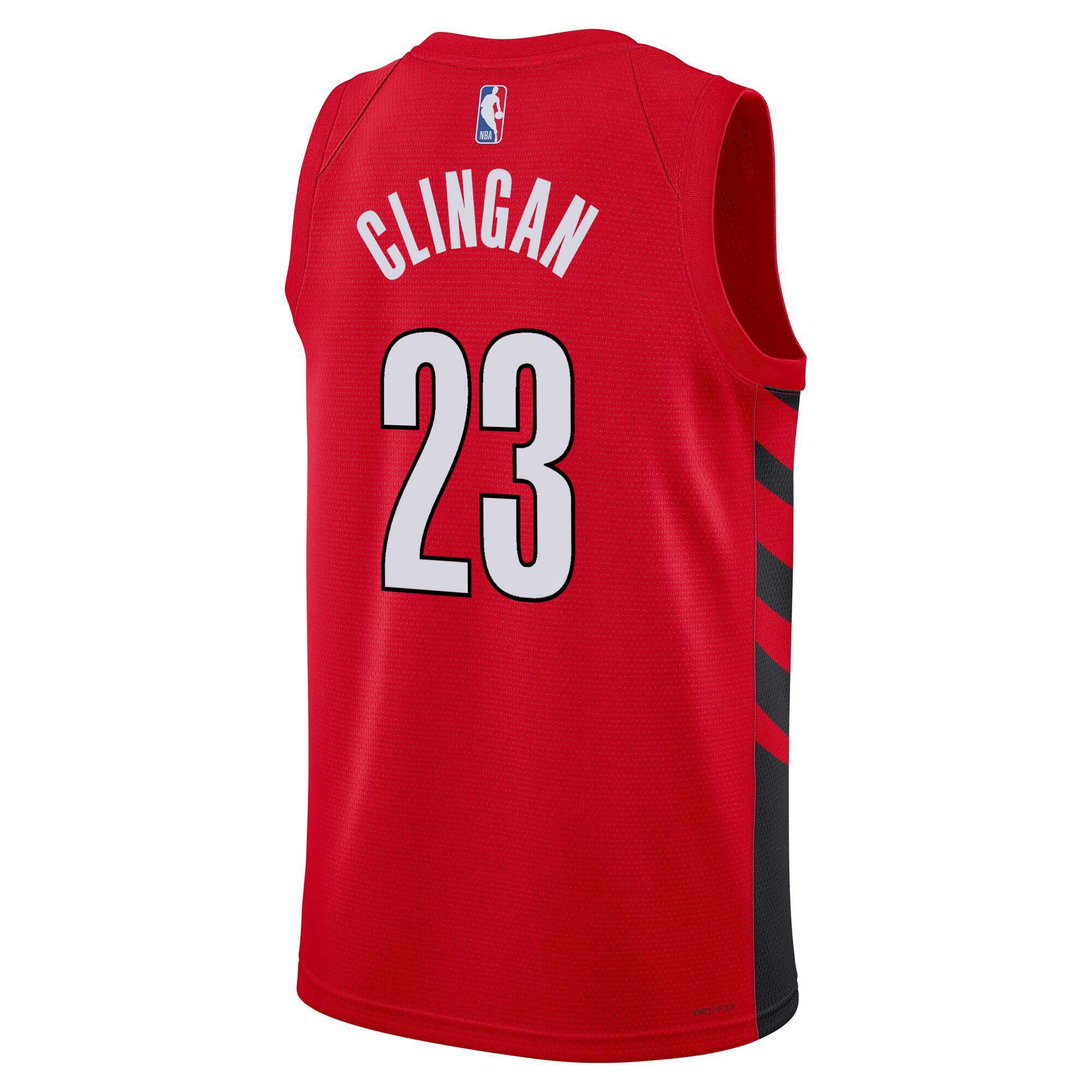 Portland Trail Blazers Nike Clingan Statement Swingman Jersey - XS - 