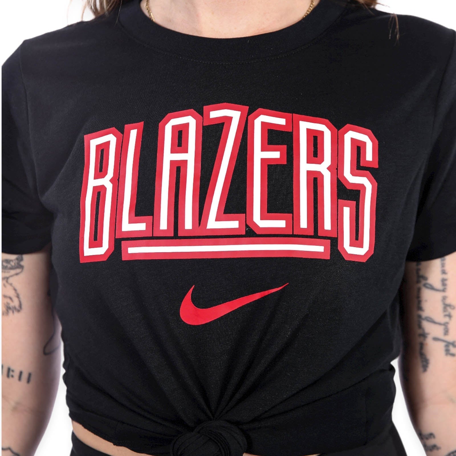 Portland Trail Blazers Nike Glow Women's Black T - Shirt - S - 