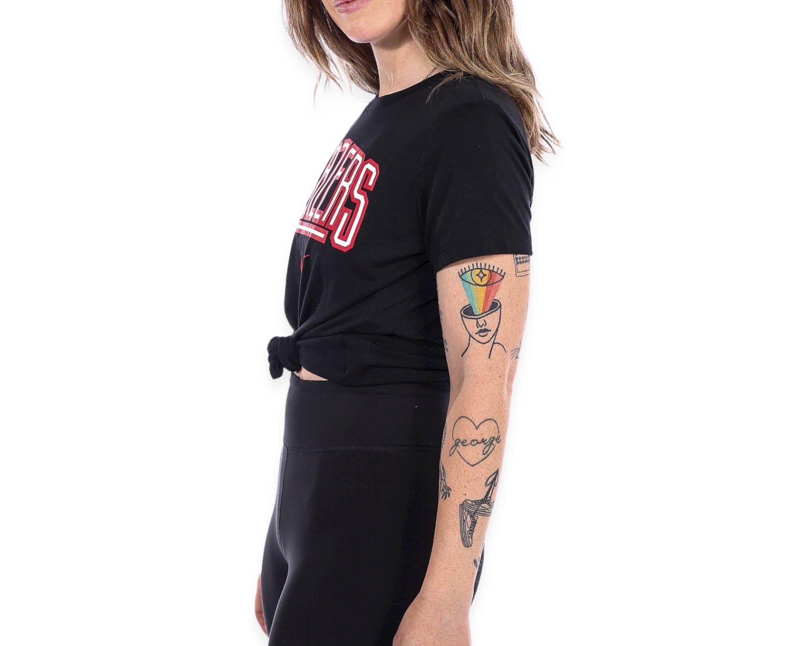 Portland Trail Blazers Nike Glow Women's Black T-Shirt