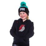 Portland Trail Blazers Nike Kids Essential Fleece Black Pullover - Rip City Clothing