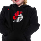 Portland Trail Blazers Nike Kids Essential Fleece Black Pullover - Rip City Clothing