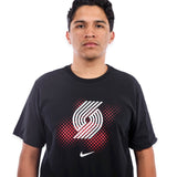Portland Trail Blazers Nike Pinwheel Chest Logo T-Shirt