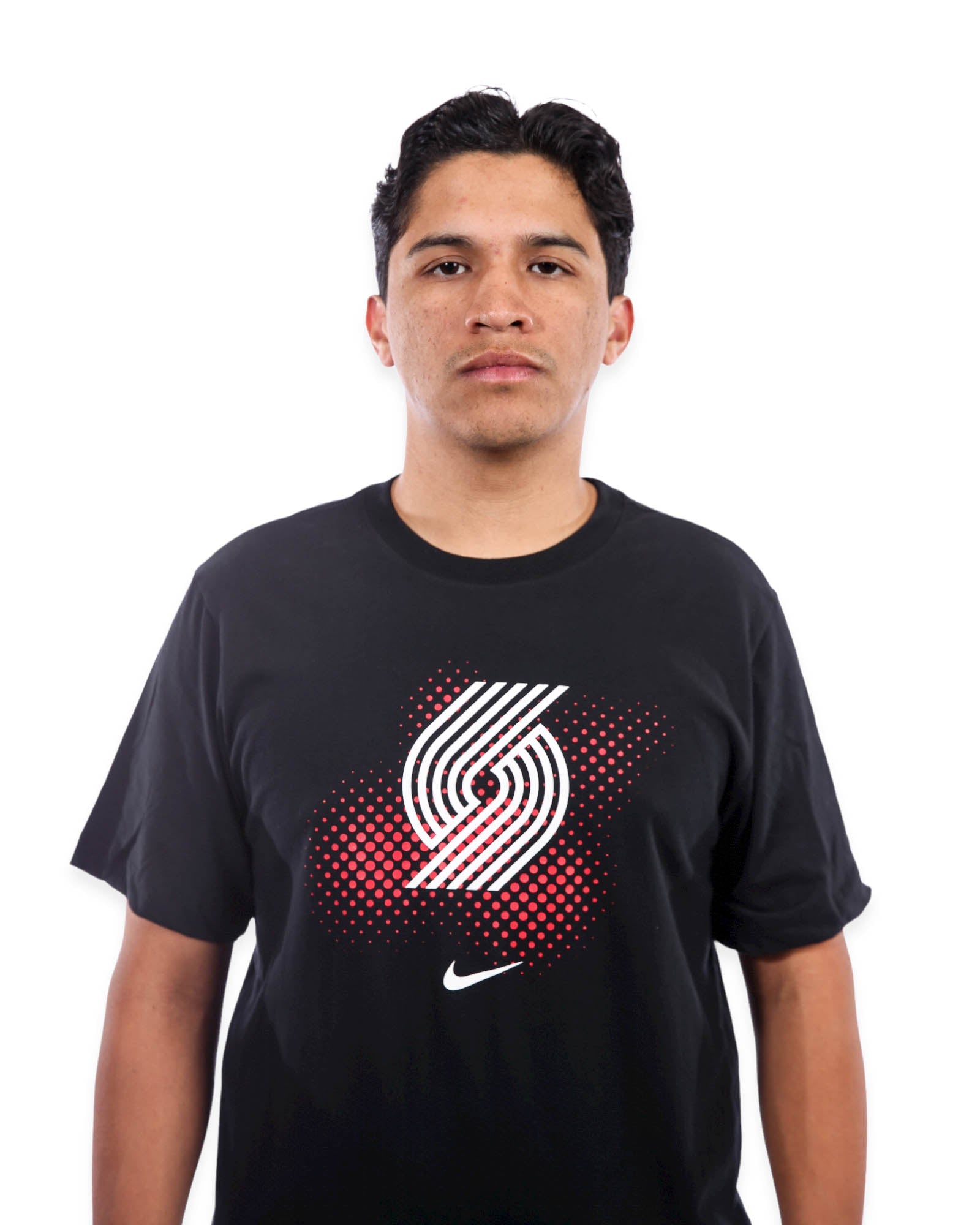 Portland Trail Blazers Nike Pinwheel Chest Logo T-Shirt