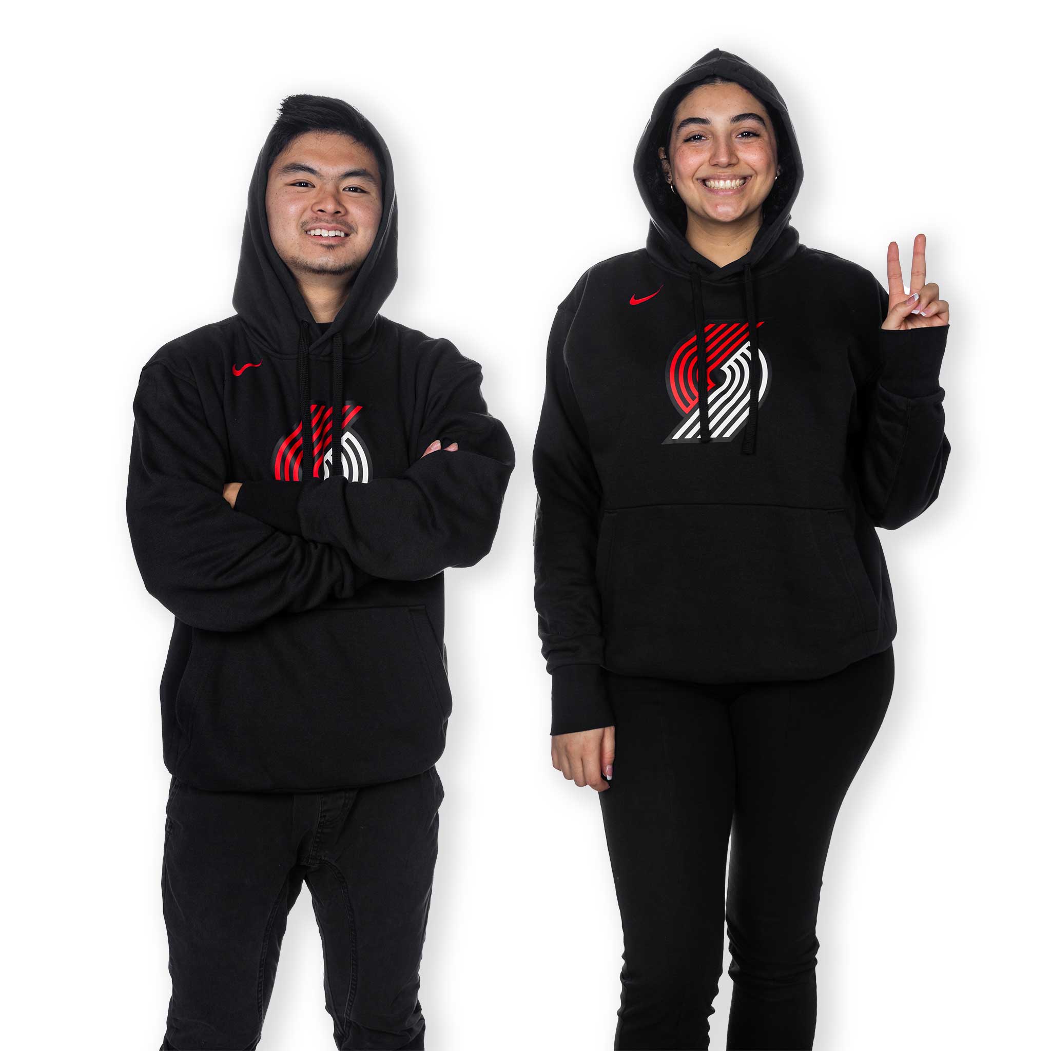 Portland Trail Blazers Nike Pinwheel Logo Hoodie - Rip City Clothing