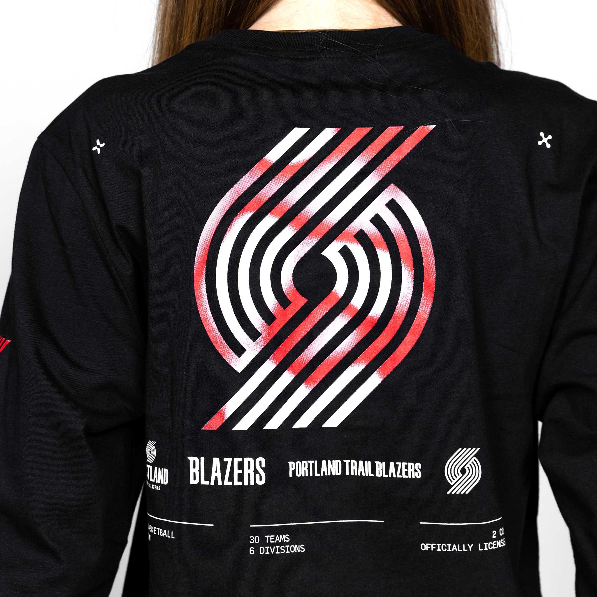 Portland Trail Blazers Nike Post Up Long Sleeved T-shirt - Rip City Clothing