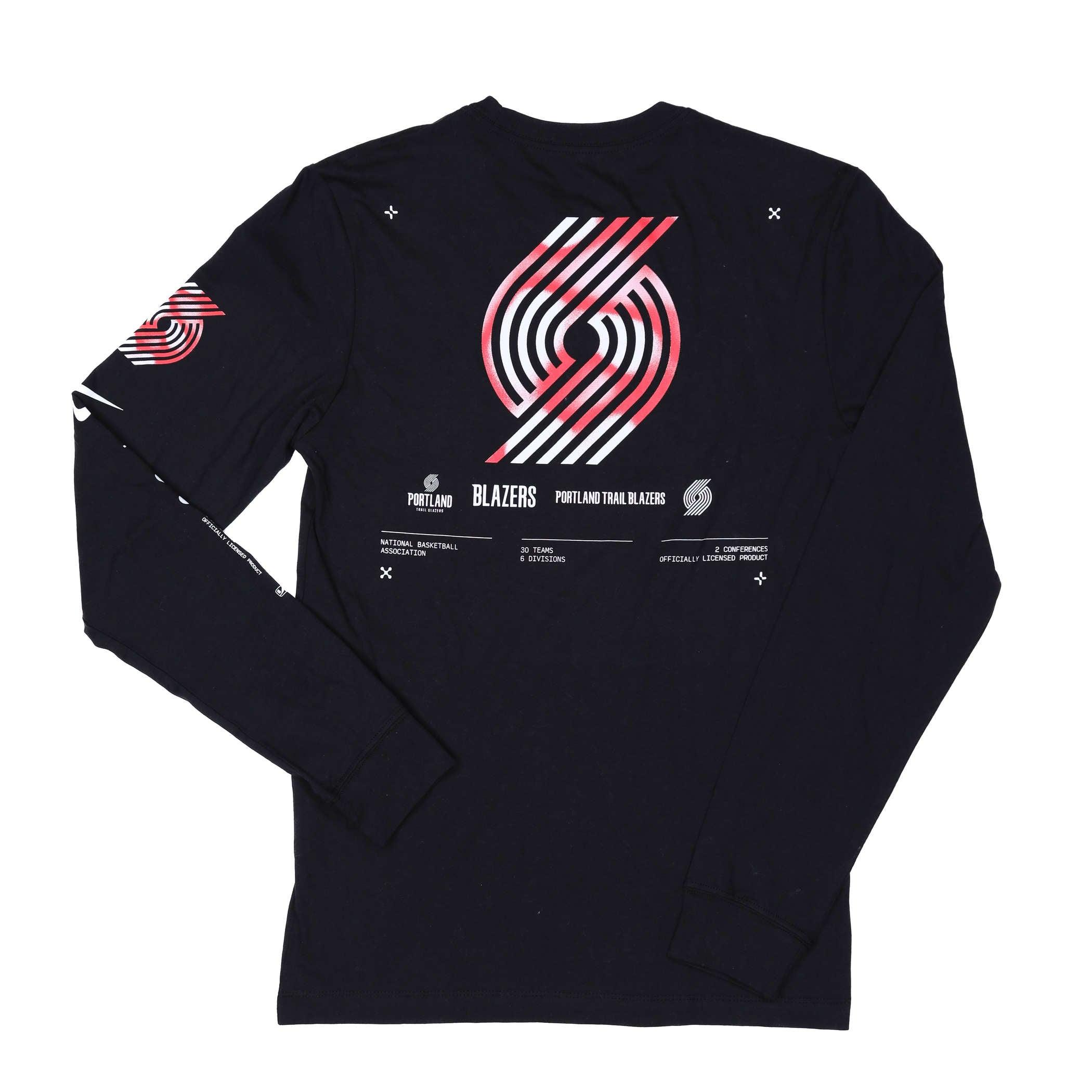 Portland Trail Blazers Nike Post Up Long Sleeved T-shirt - Rip City Clothing