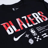 Portland Trail Blazers Nike Post Up Long Sleeved T-shirt - Rip City Clothing