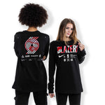 Portland Trail Blazers Nike Post Up Long Sleeved T-shirt - Rip City Clothing