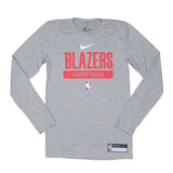 Portland Trail Blazers Nike Team Practice Long Sleeve - Rip City Clothing