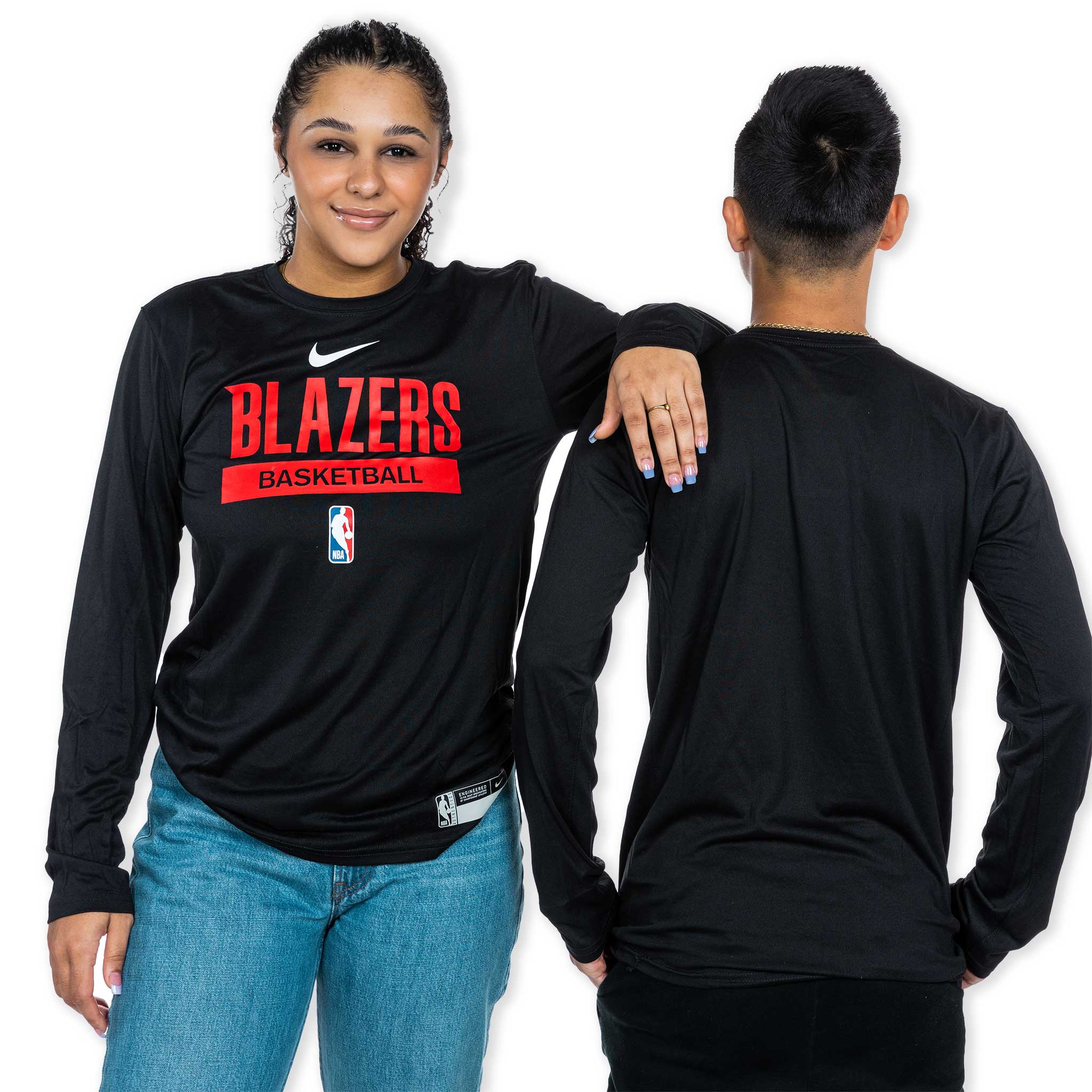 Portland Trail Blazers Nike Team Practice Long Sleeve - Rip City Clothing