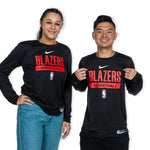 Portland Trail Blazers Nike Team Practice Long Sleeve - Rip City Clothing