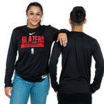 Portland Trail Blazers Nike Team Practice Long Sleeve