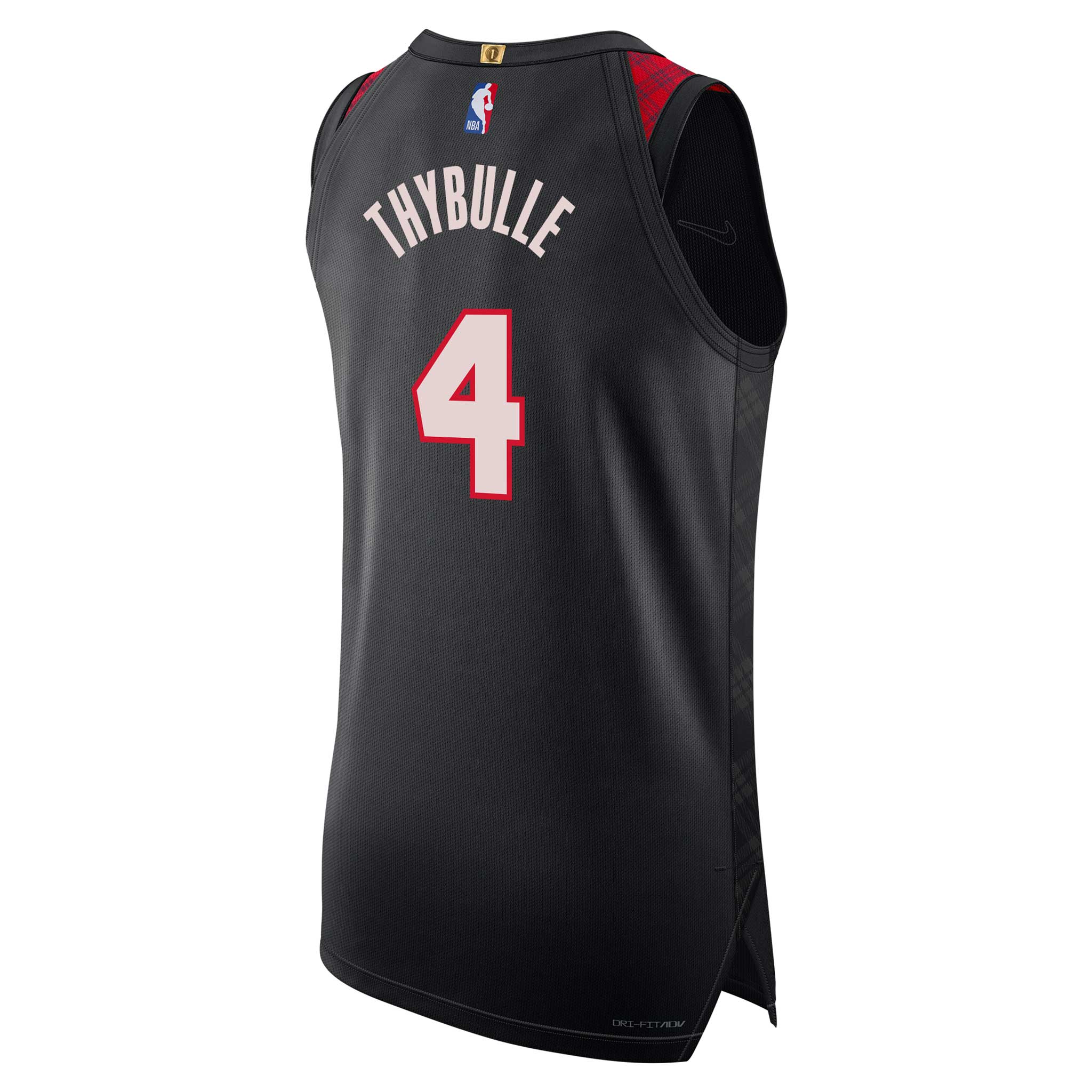 Portland Trail Blazers Nike Thybulle City Edition Retro Plaid Swingman Jersey - S - 