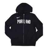 Portland Trail Blazers Nike Women's Black Full Zip Fleece Hoodie