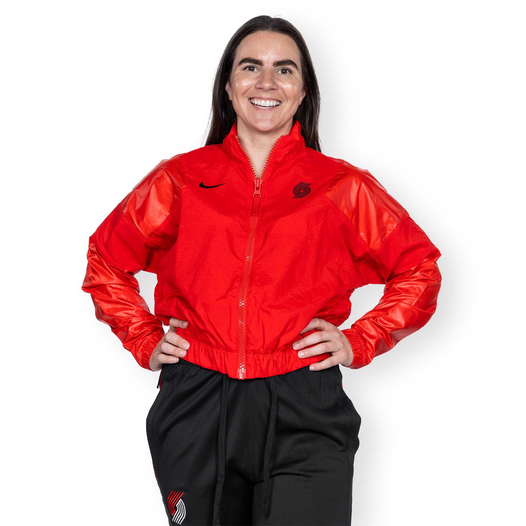 Portland Trail Blazers Nike Women's Track Jacket - Rip City Clothing