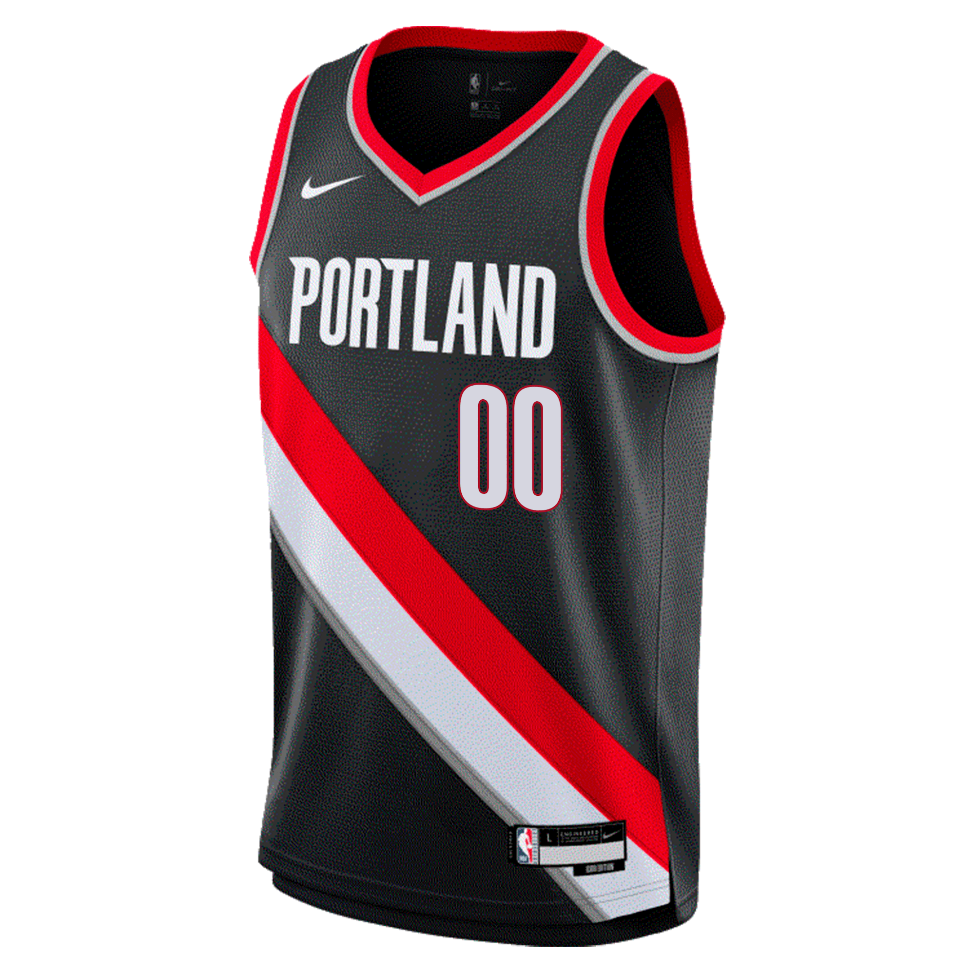 Trail Blazers Nike Youth Replica Icon Jersey - Custom, Player Or Blank - Rip City Clothing