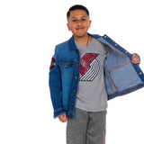 Portland Trail Blazers Old School Cool Youth Jacket - Rip City Clothing