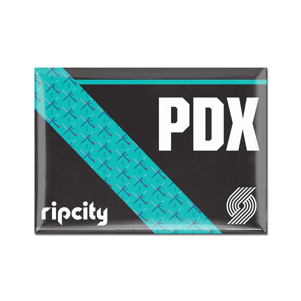 Portland Trail Blazers PDX City Metal Magnet
