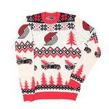 Portland Trail Blazers Pick Up Truck Light Up Sweater - Rip City Clothing