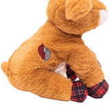 Portland Trail Blazers Plaid Reindeer Plush - Rip City Clothing