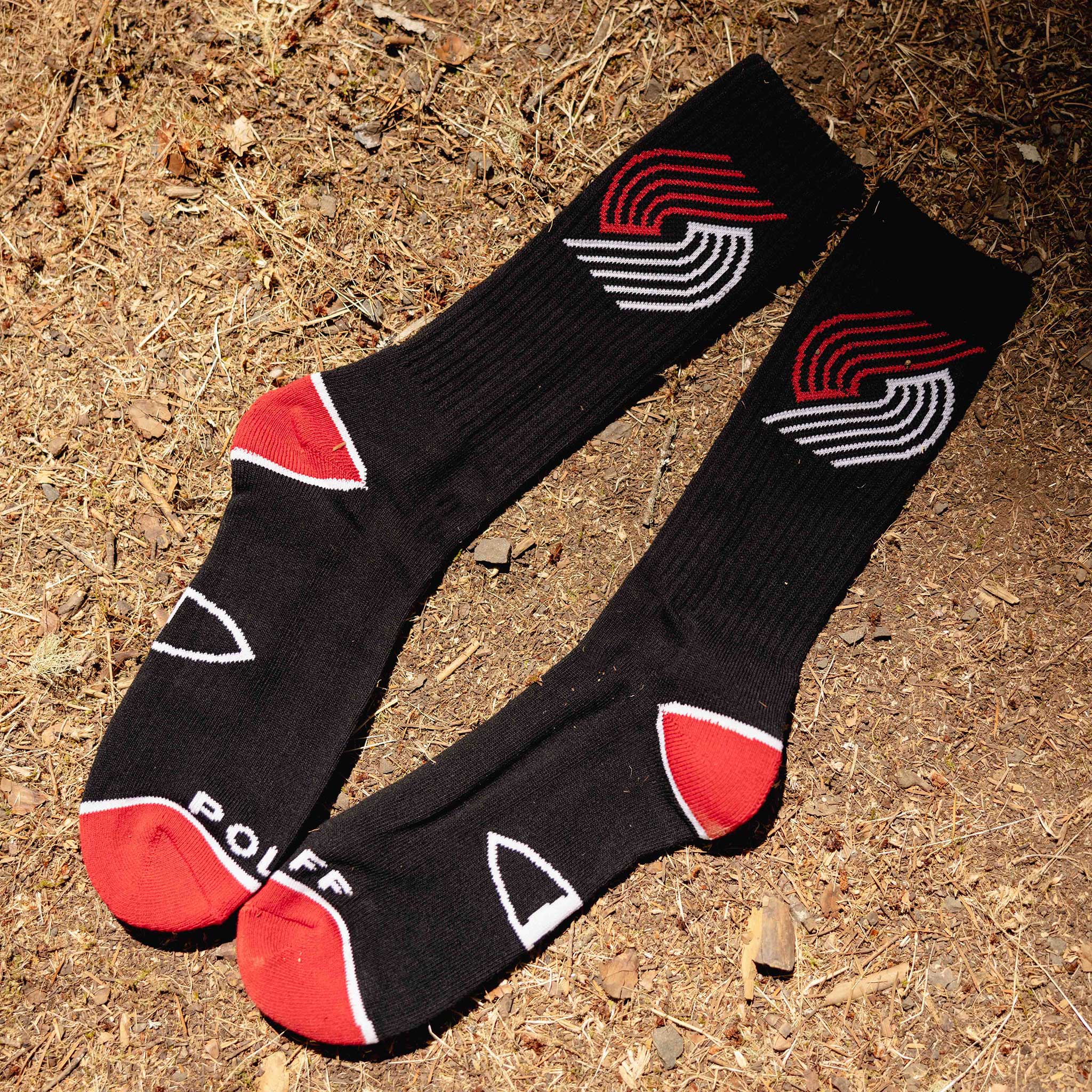 Portland Trail Blazers Poler Mixtape Socks - 