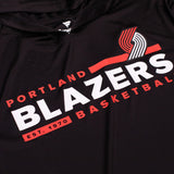 Portland Trail Blazers Possession Lightweight Short Sleeve Hoodie - Rip City Clothing