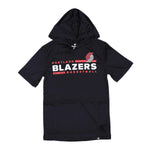 Portland Trail Blazers Possession Lightweight Short Sleeve Hoodie - Rip City Clothing