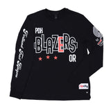 Portland Trail Blazers Puff Foil Wild Collective T-Shirt - Rip City Clothing