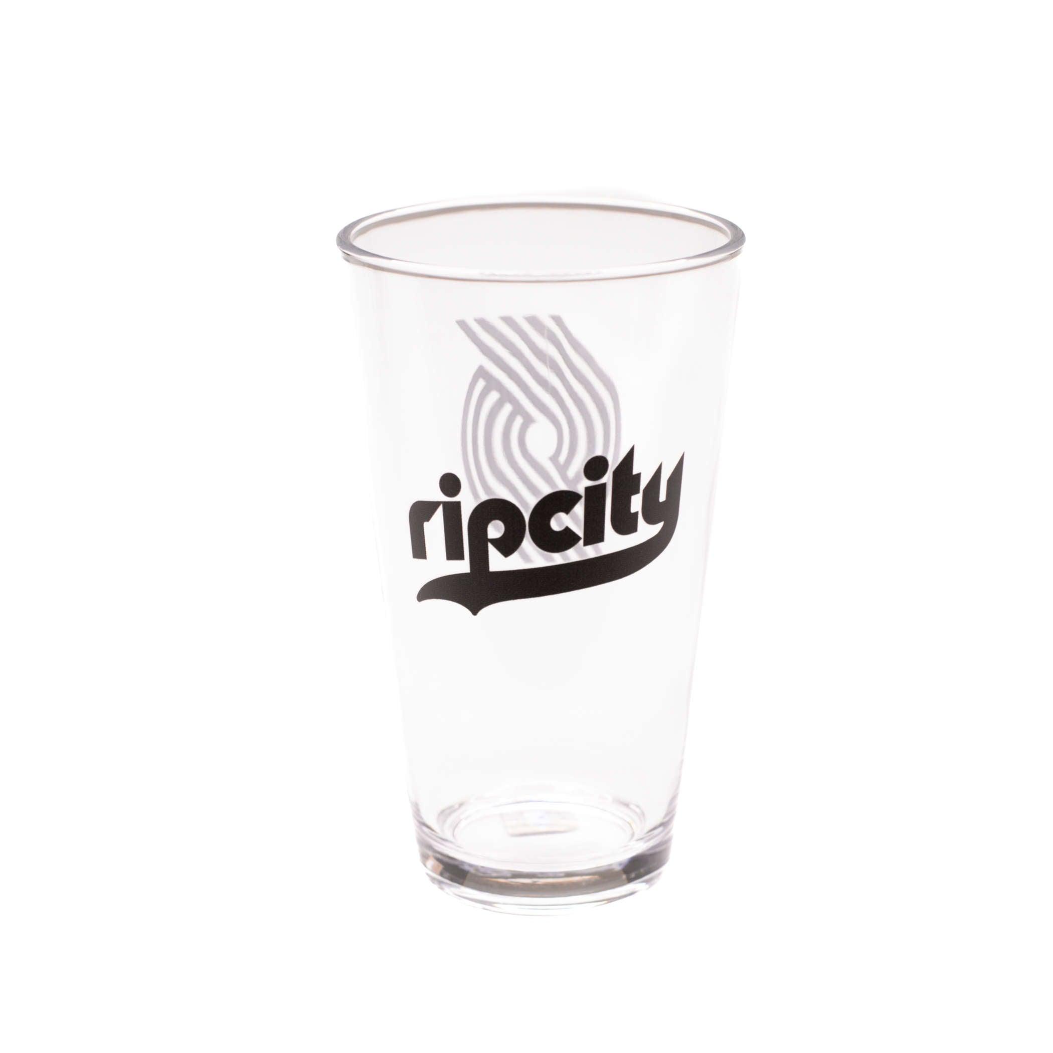 Portland Trail Blazers Retro Plaid City Pint Glass - Rip City Clothing