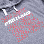 Portland Trail Blazers Rip City Olsen Gray Hoodie - Rip City Clothing