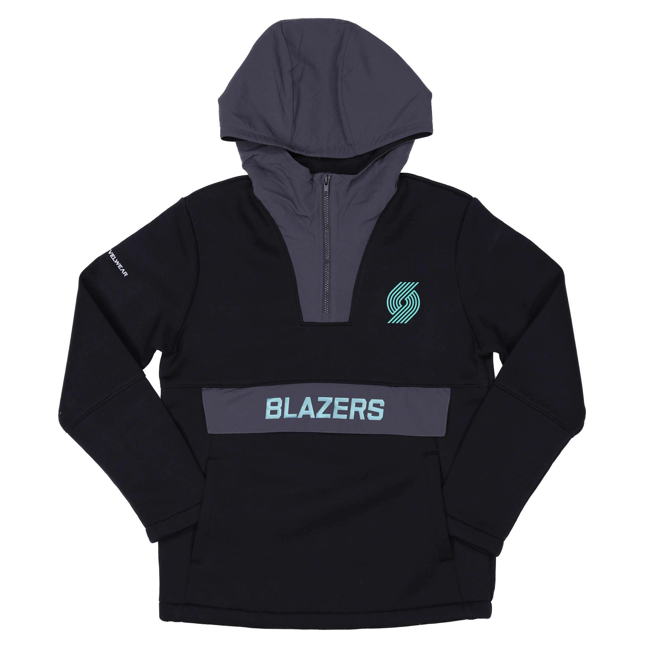 Portland Trail Blazers Ruckus Anorak Pullover Hoodie - S - 