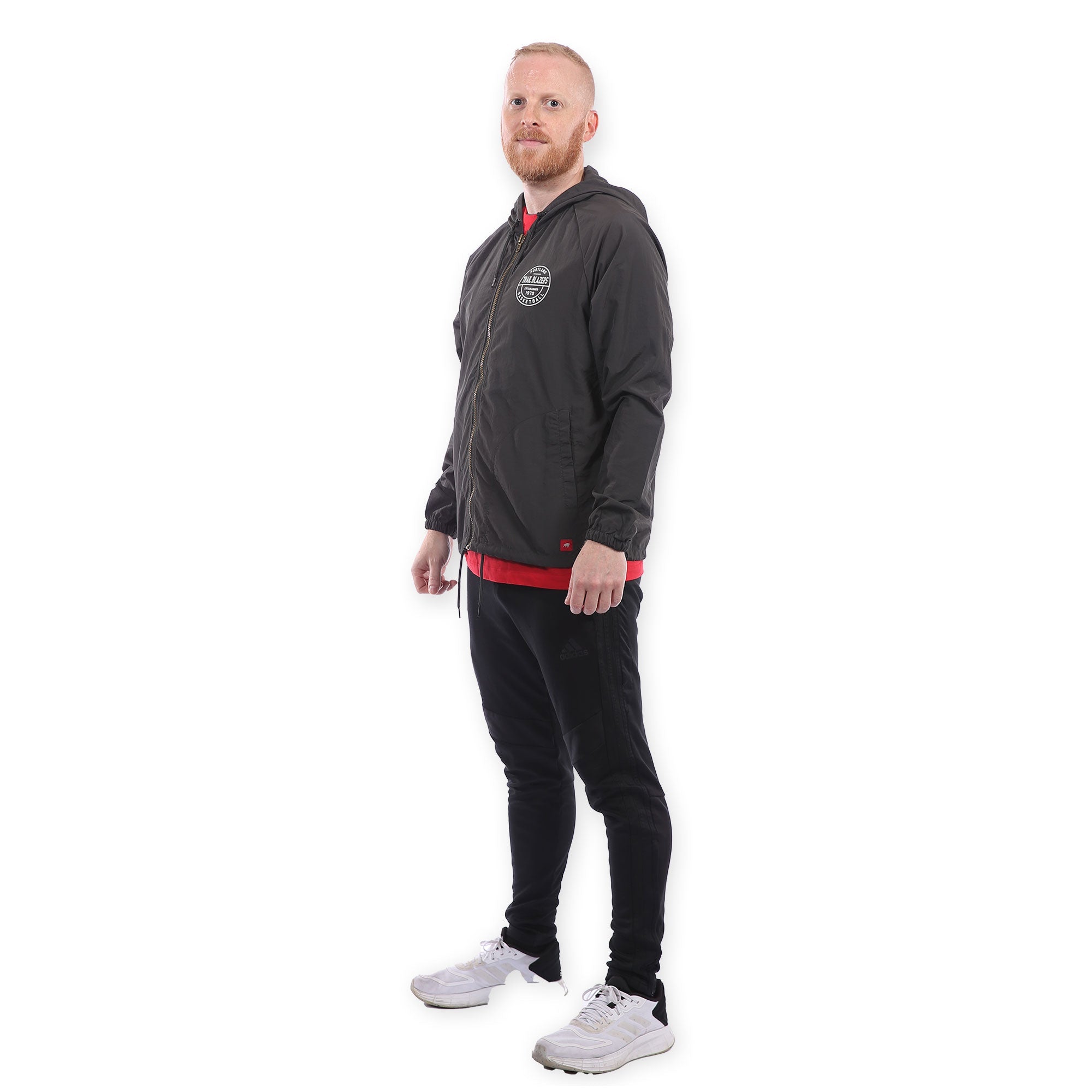 Portland Trail Blazers Sportiqe Catalina Windbreaker - S - 