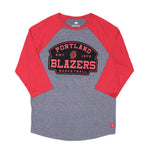 Portland Trail Blazers Sportiqe Schwarber Raglan Tee - XS - 