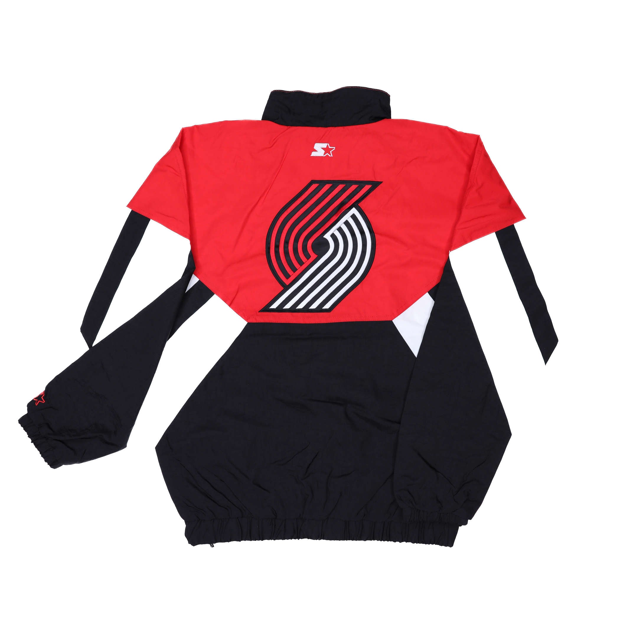 Portland Trail Blazers Starter Power Play Half Zip - S - 