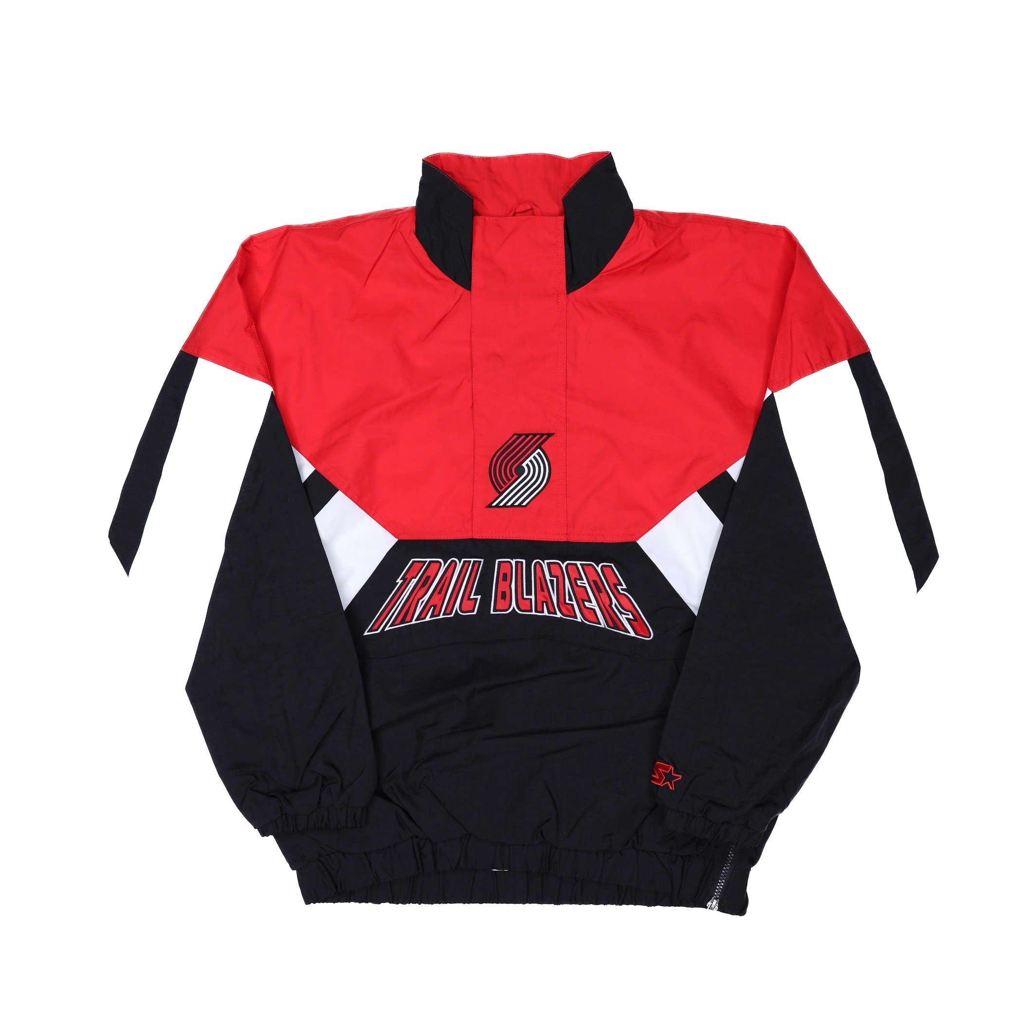 Portland Trail Blazers Starter Power Play Half Zip - S - 