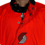 Portland Trail Blazers Starter Power Play Half Zip - S - 