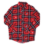 Portland Trail Blazers Ugly Flannel Button Up Shirt - S - 