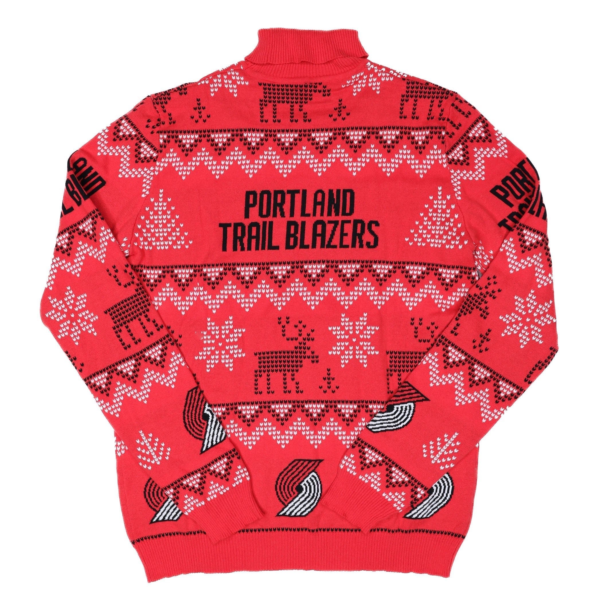 Portland Trail Blazers Ugly Turtleneck Sweater - S - 